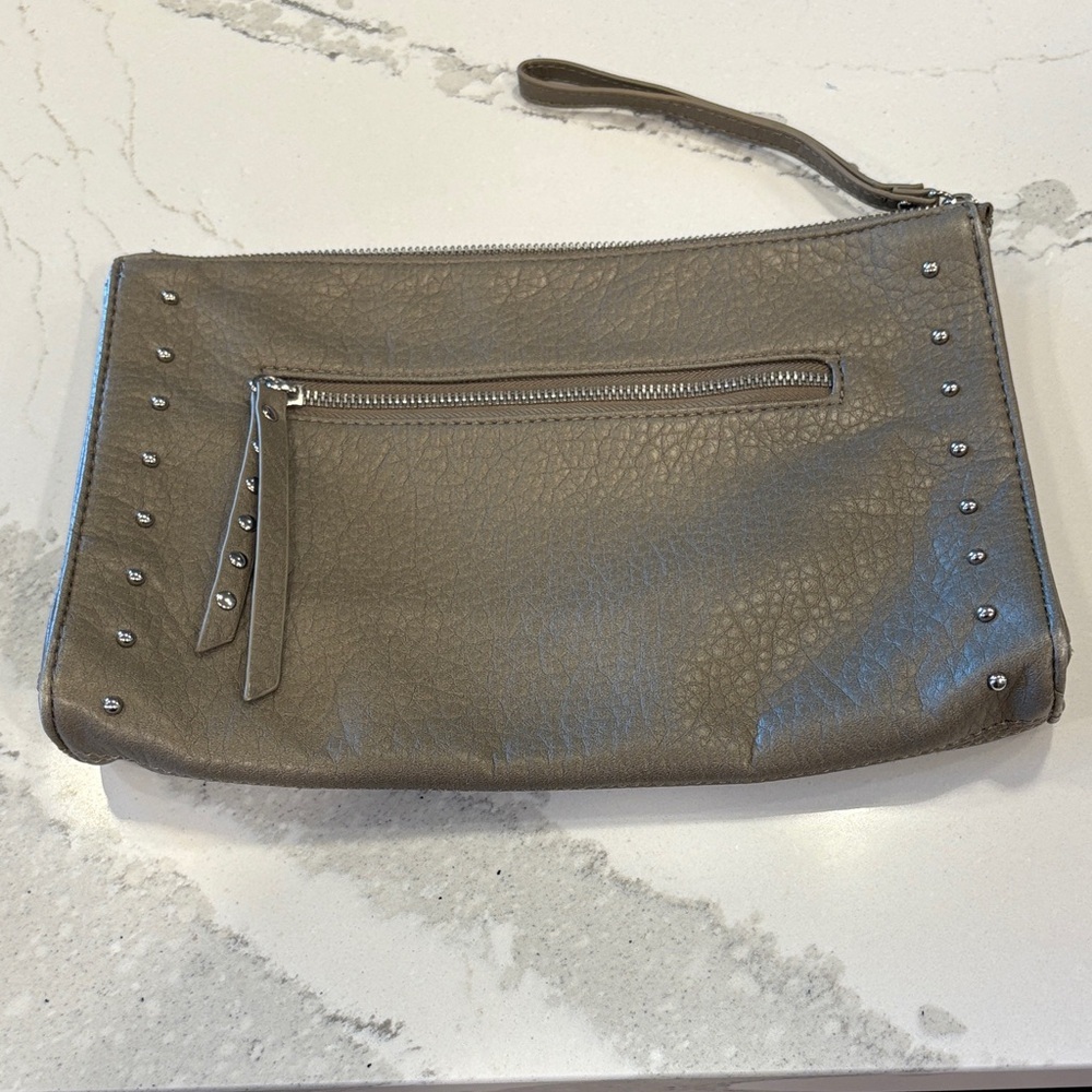 Mossimo Supply Co. Gray Studded Clutch